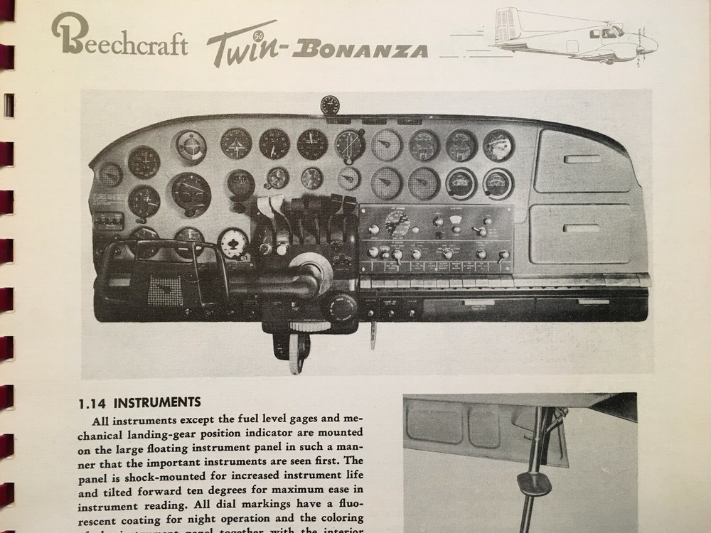 Beechcraft Twin-Bonanza 50 Flight Handbook