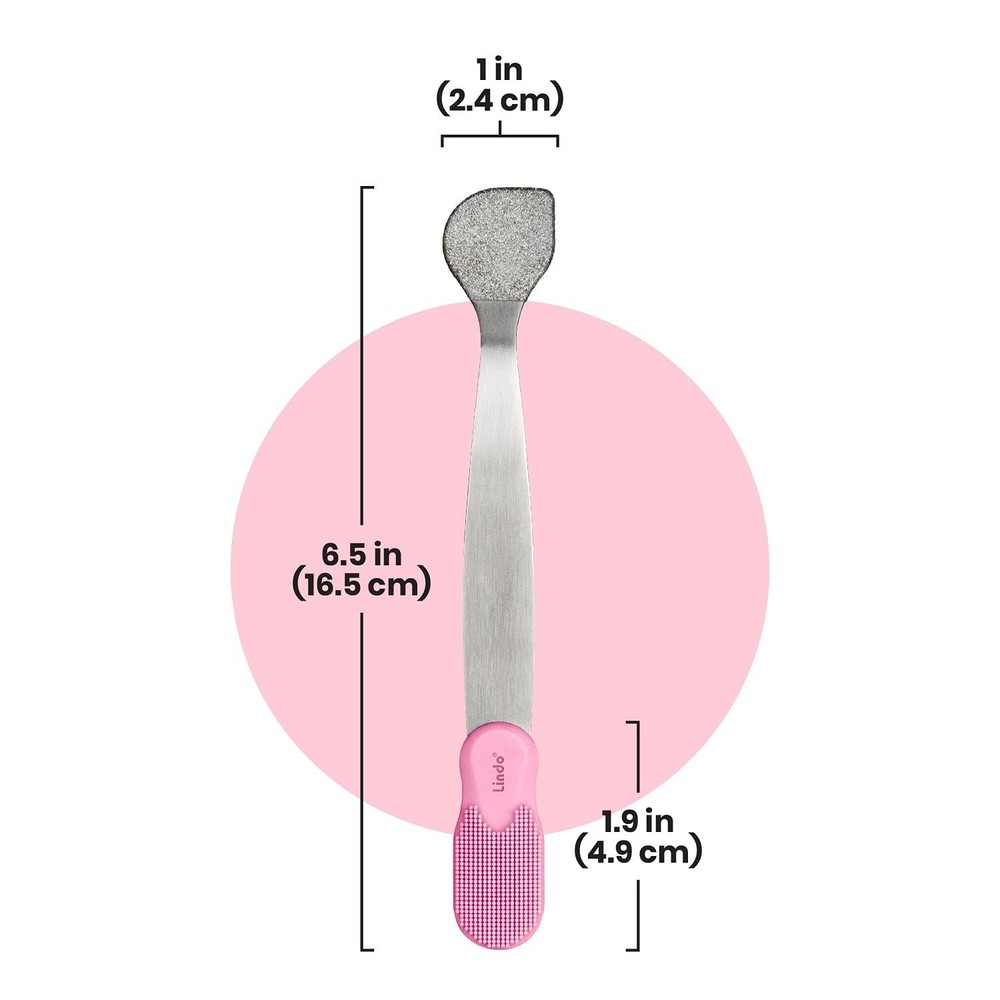 Lindo Beauty Buffer - Microdermabrasion Tool, Diamond Infused, Embedded Silic...