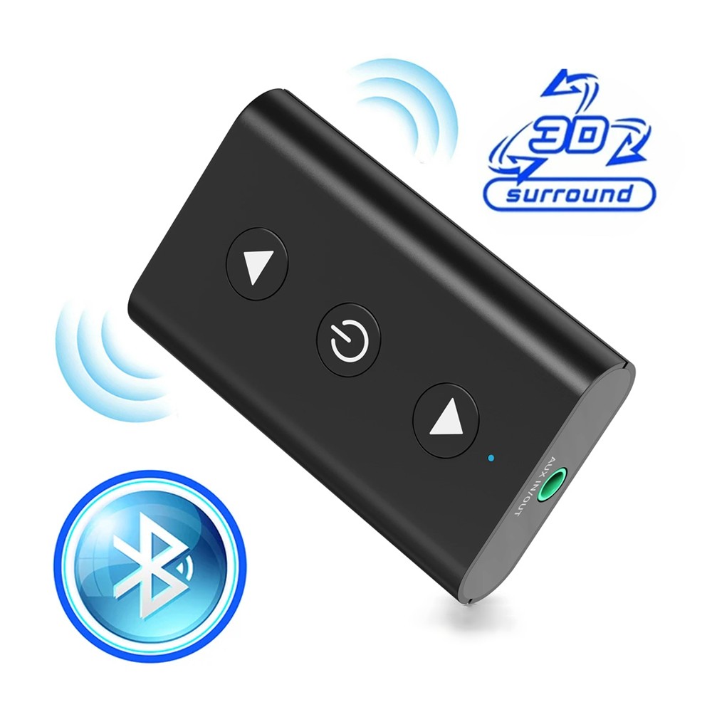Bluetooth 5.0 Audio Receiver Transmitter AUX Adapter for Headphones Amplifier