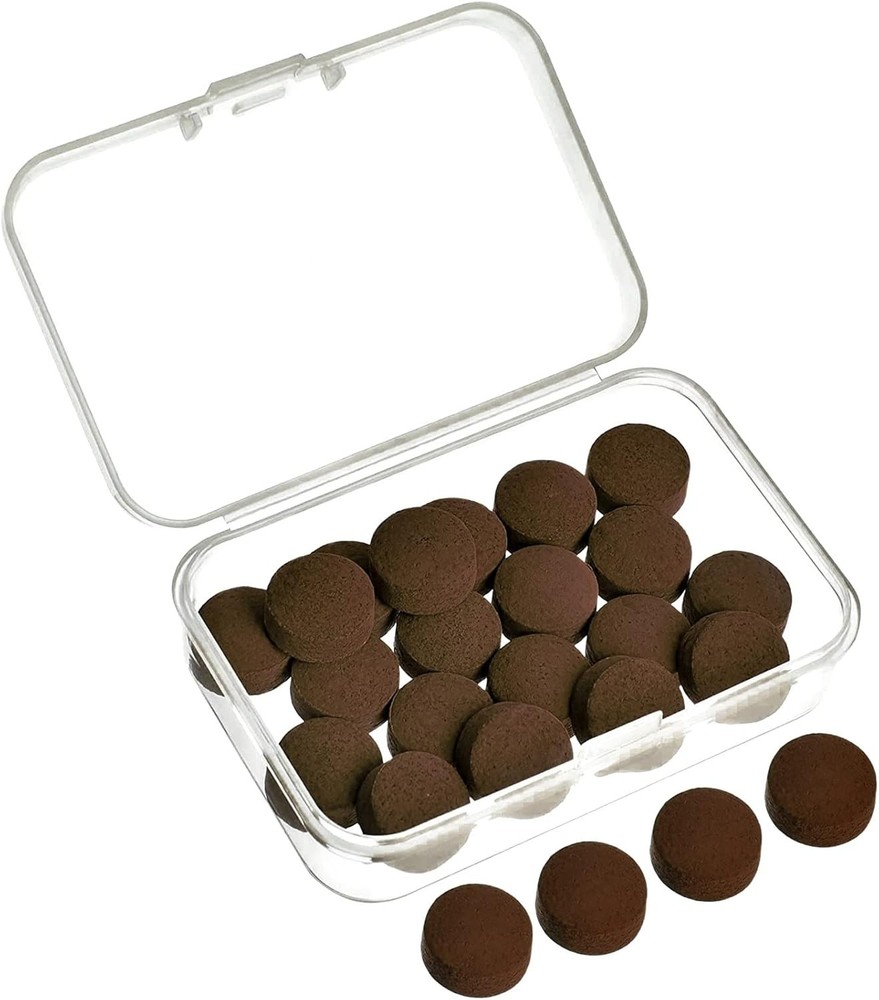 13mm Pool Cue Replacement Tips - 20 Pcs with Storage Box Included