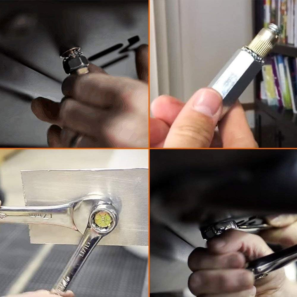 175PCS Metric Rivet Nut Kit Carbon Steel Flat Head Threaded Insert Nut Assorted