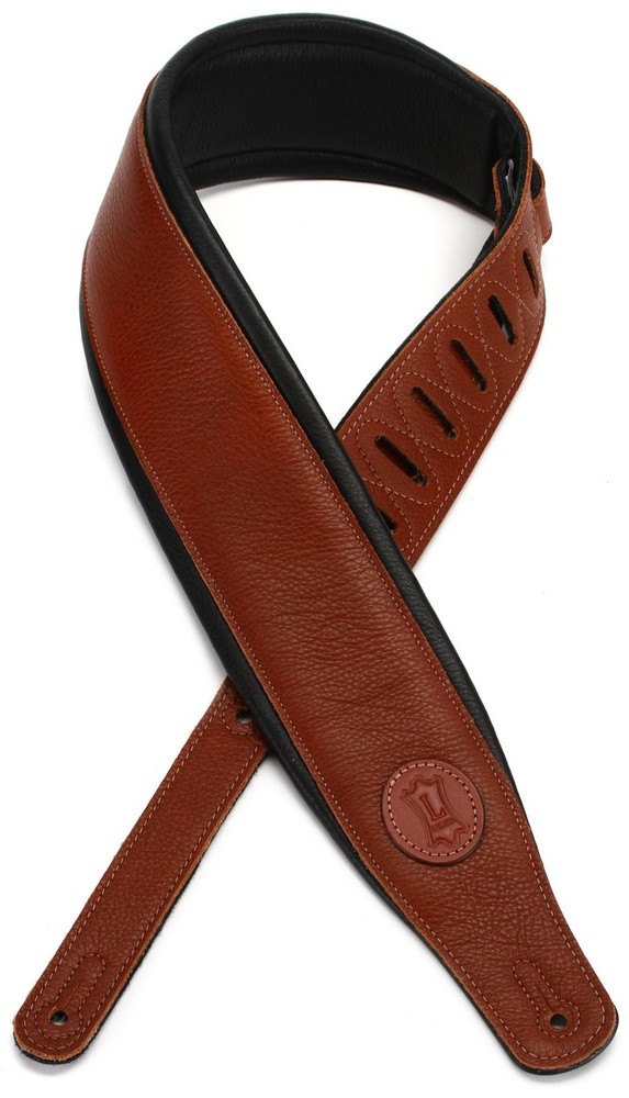 Levy's MSS2 Garment Leather Guitar Strap - Tan