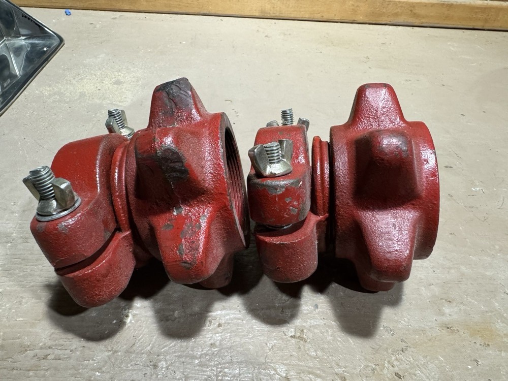 2 Old vintage 2" Olympic Spinlock Barbell Collars