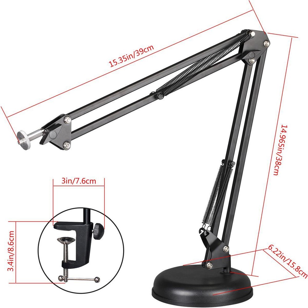 Technical Pro Web Camera Suspension Crane Arm with Base Desk Clamp #WEBCAMARM1