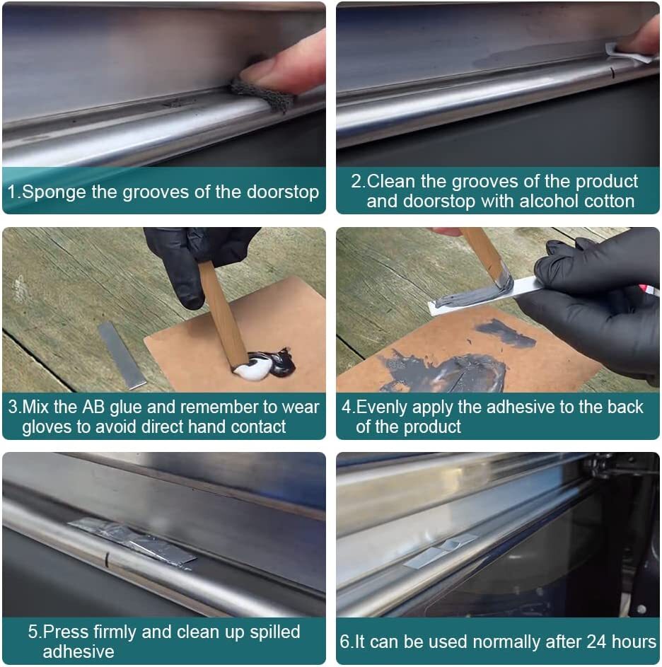 DIY Door Stop Upfitting Component For Van Conversion Sprinter Transit ProMaster