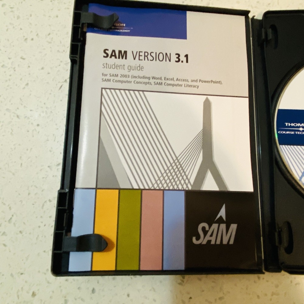 NEW-SAM 2003 Student Edition Microsoft Office 2003 training w/ Key/Booklet 3.1