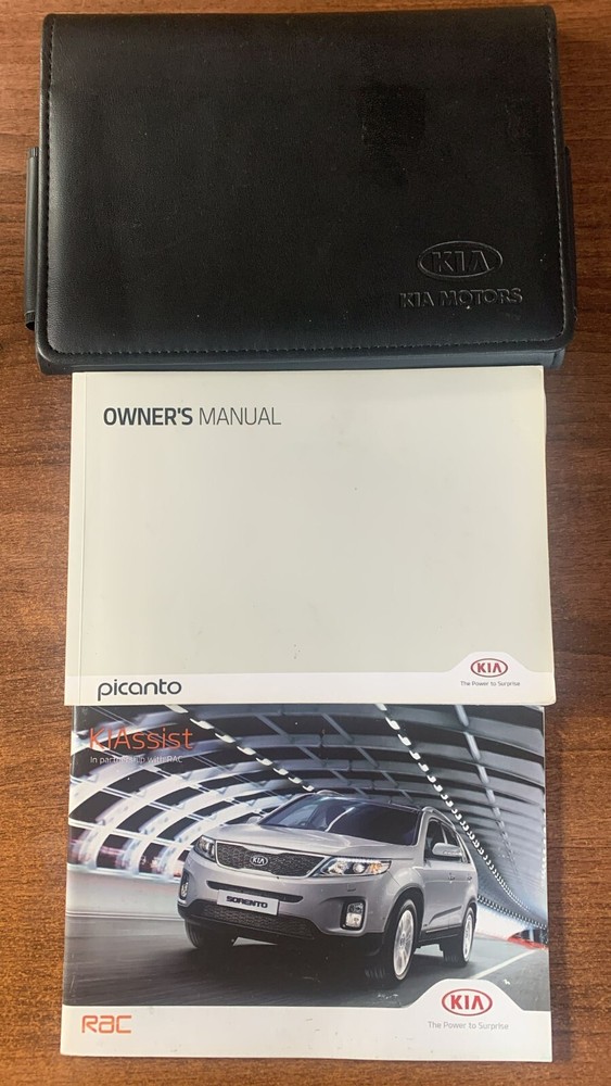 KIA PICANTO OWNERS MANUAL + WALLET 2014 PRINT REFC46
