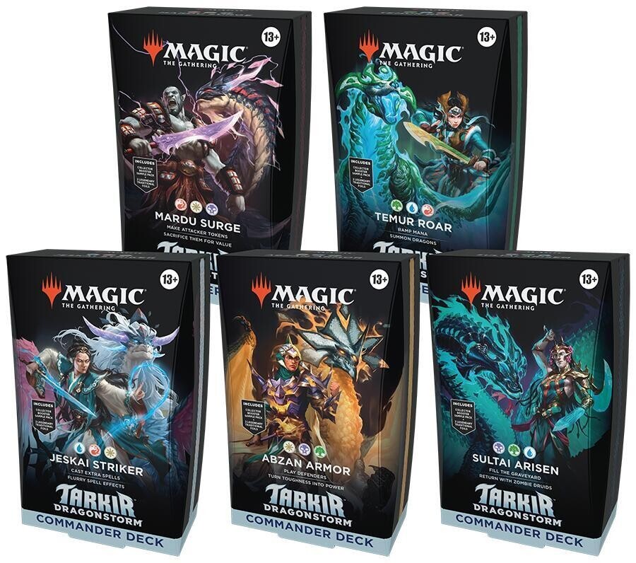 *Sealed Tarkir Dragonstorm Commander Deck Case* Magic -Kid Icarus-