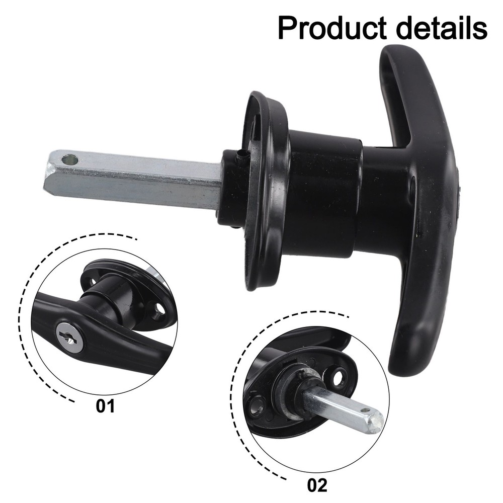 Garage T Handle Lock for Shed Security Designed with Moisture Resistance