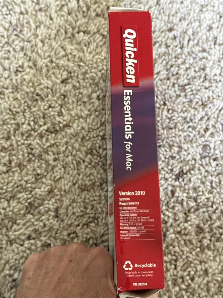 Quicken Essentials for Mac (2010 version)