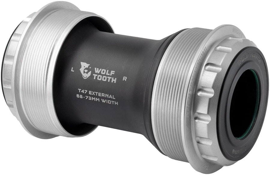 Wolf Tooth T47 External Bottom Bracket - T47 External, 68/73mm, For