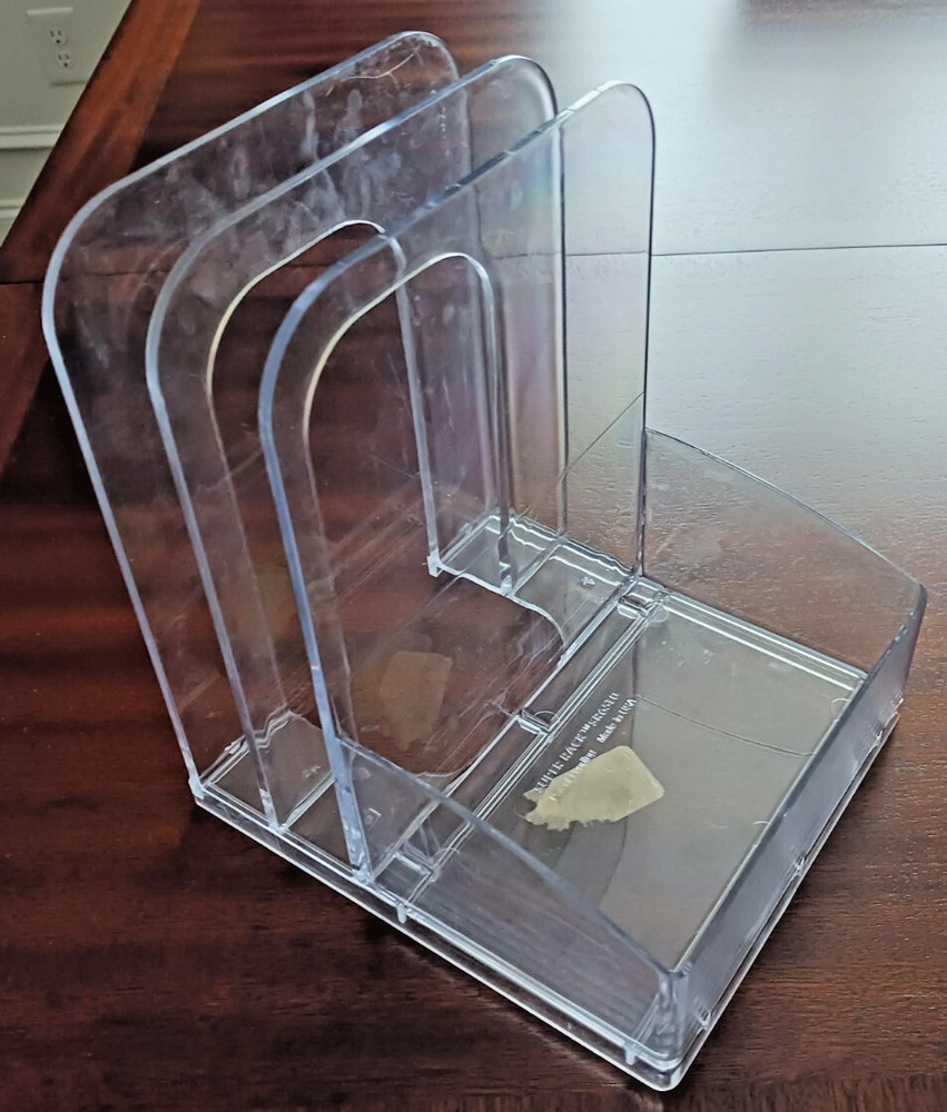 Small Acrylic Holder, Desktop Organization and File Holder