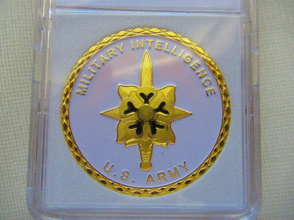 U S ARMY MILITARY INTELLIGENCE Challenge Coin