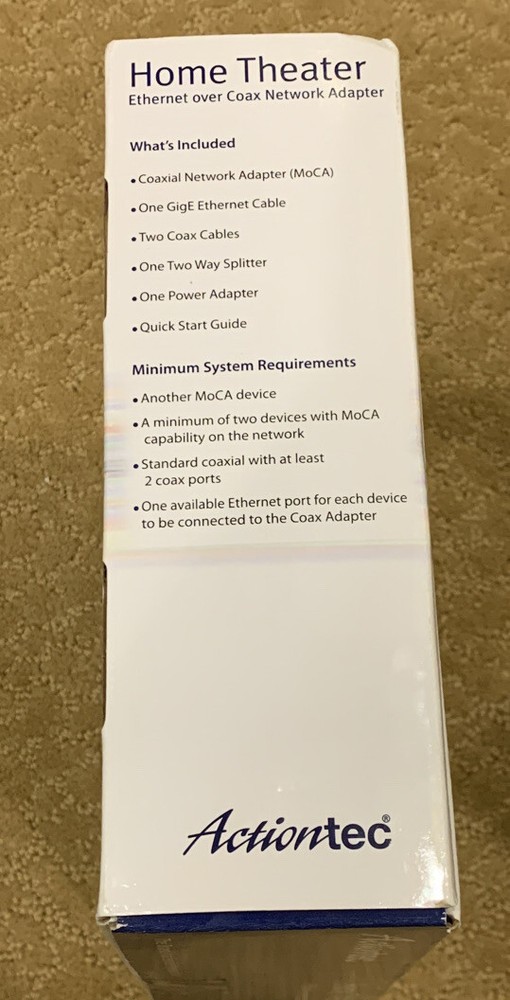 Actiontec ECB3500T Multi-Band (D/E) MoCA Network Adapter