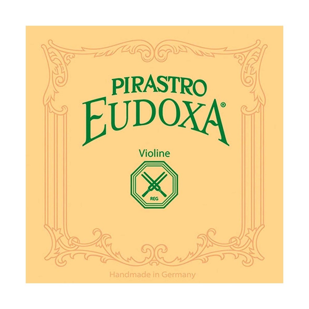 Pirastro Violin String Eudoxa Set, Medium Handmade Wound Covered Gut Strings,...