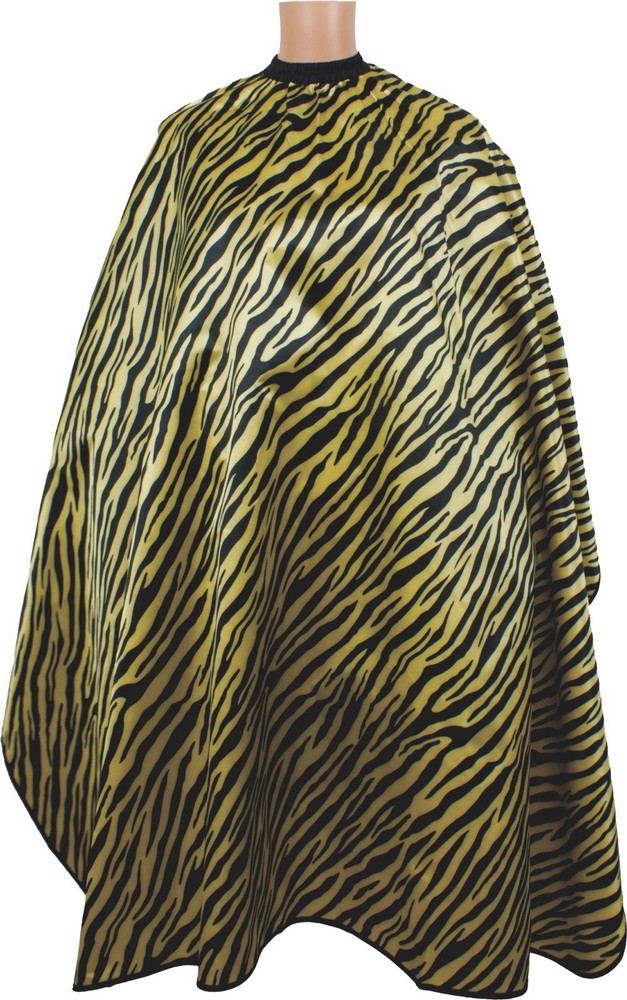 Zebra STYLE HAIR CUTTING CAPE Barber Stylist Hook Closure