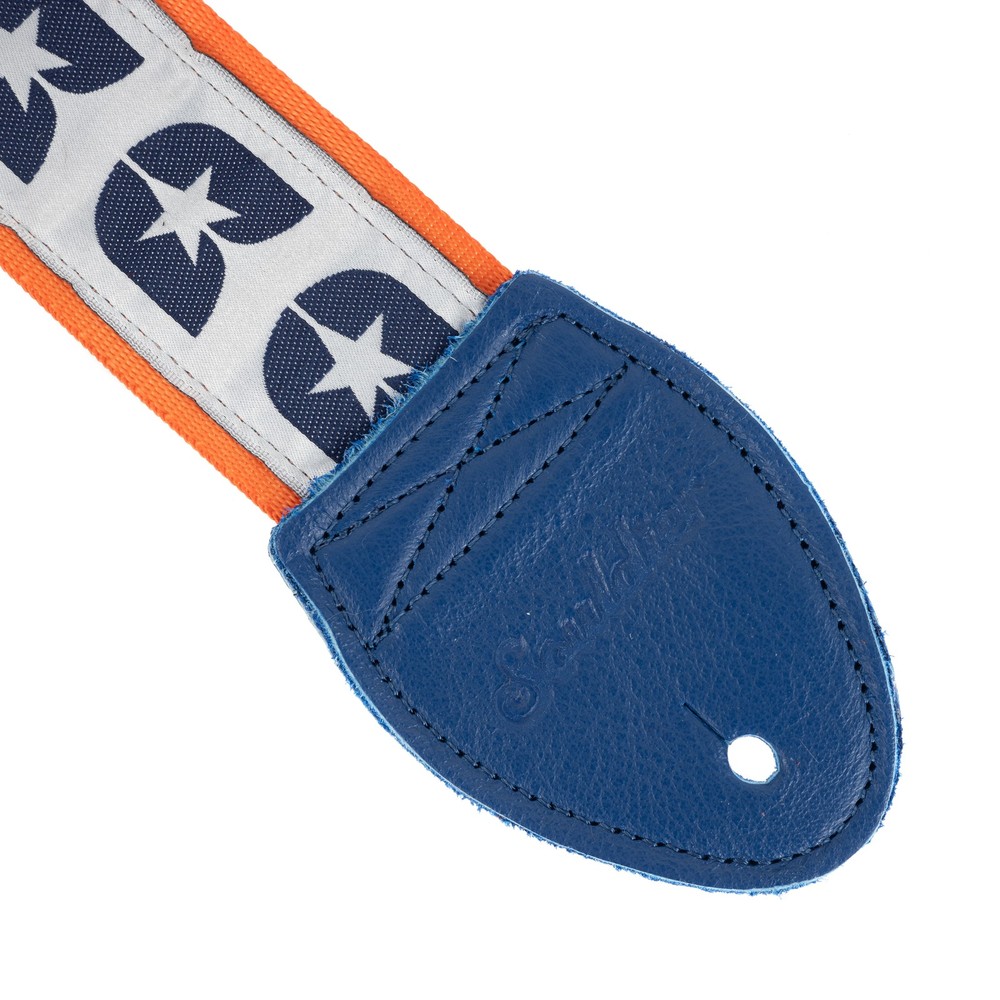 Souldier "All Star" Blue & Orange Pattern 2" Guitar Strap