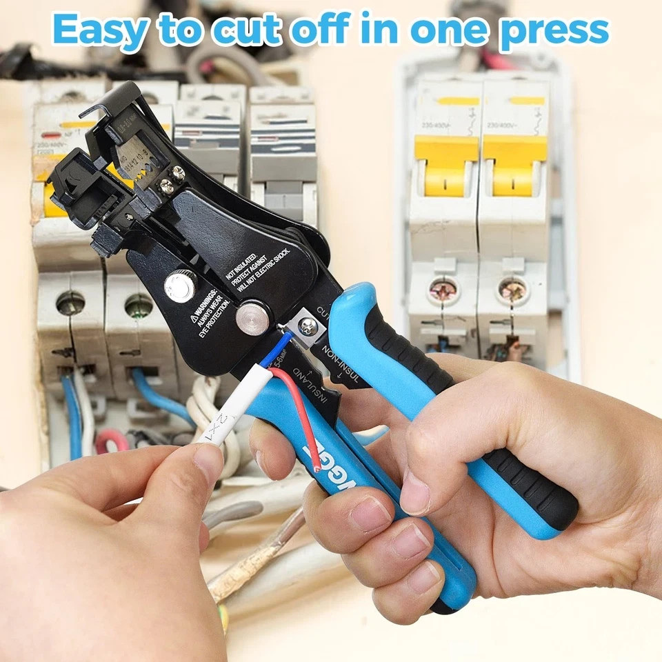 Automatic Heavy Duty Wire Stripper / Cutter 3 IN 1 Adjustable Wire Stripper Tool