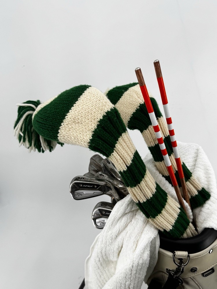 Golf Hickory Alignment Sticks Orange White