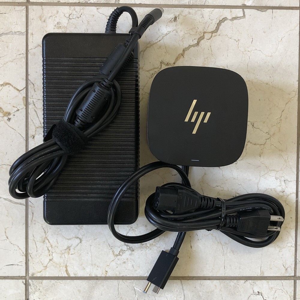 HP Thunderbolt G2 (3TR87UT#ABA) Combo Cable Docking Station + 230W Power Supply