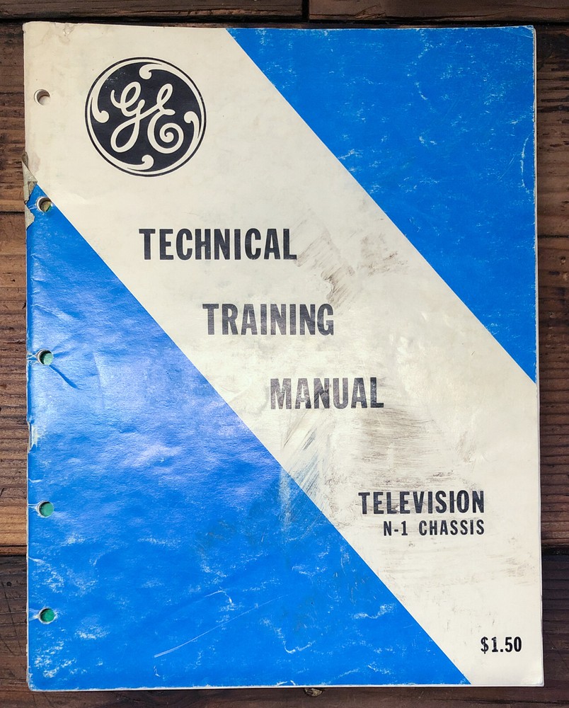 General Electric N-1 Chassis Television Training Manual *Orig*