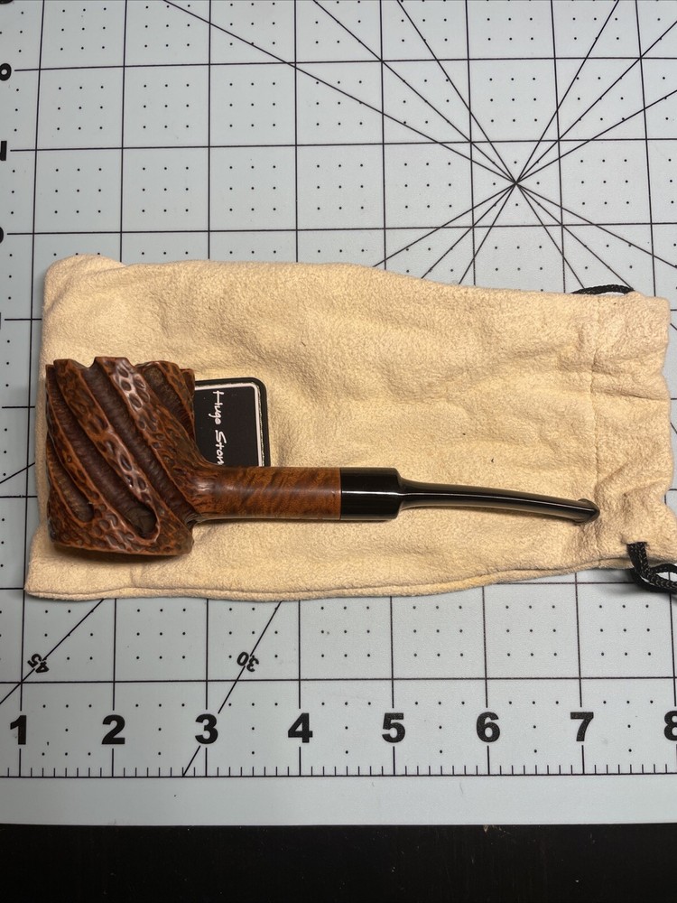 Huge Stone Pipe HS Studio Hand Made Pipe New Unsmoked H S