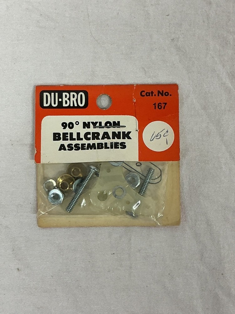 Du-Bro 90 Degee Bellcrank Assemblies (2pcs) DUB167 DuBro