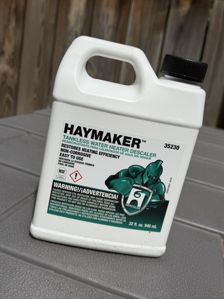 Hercules Haymaker 32 Oz. Ready To Use Tankless Water Heater Descaler 35230