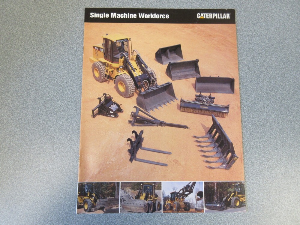 Caterpillar IT Wheel Loader Available Tools Brochure 8 Page Good Condition