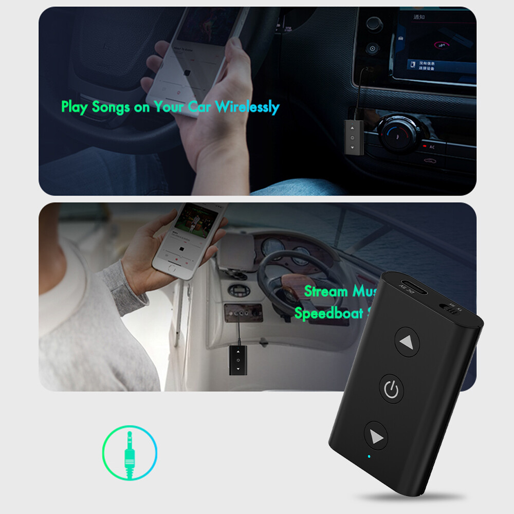2in1 USB Wireless Bluetooth 5.1 Transmitter Receiver for Music Audio Aux Adapter