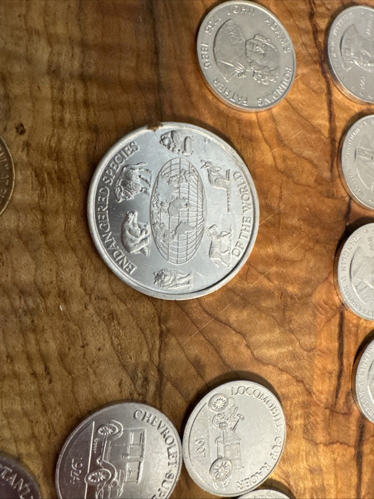 Vintage Assorted Gas Station Coins