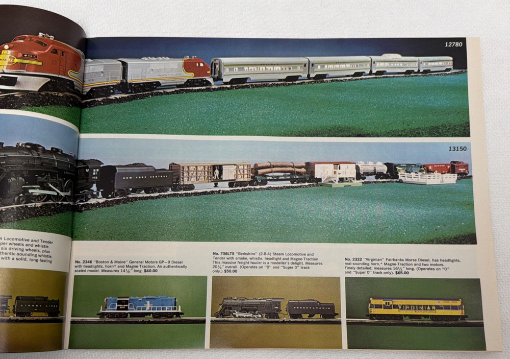 LIONEL 1966 CONSUMER TRAINS CATALOG MINT ORIGINAL