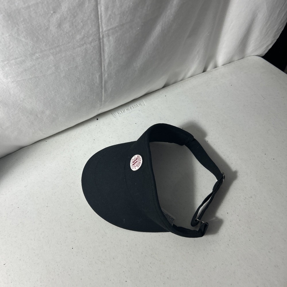 American Needle Westhaven Golf Club Adjustable Strap Black Visor Hat