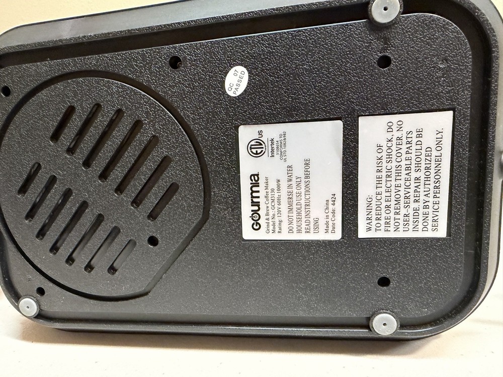 10-Cup Grind & Brew Coffee Maker – Built-in Adjustable Grinder, Programmable