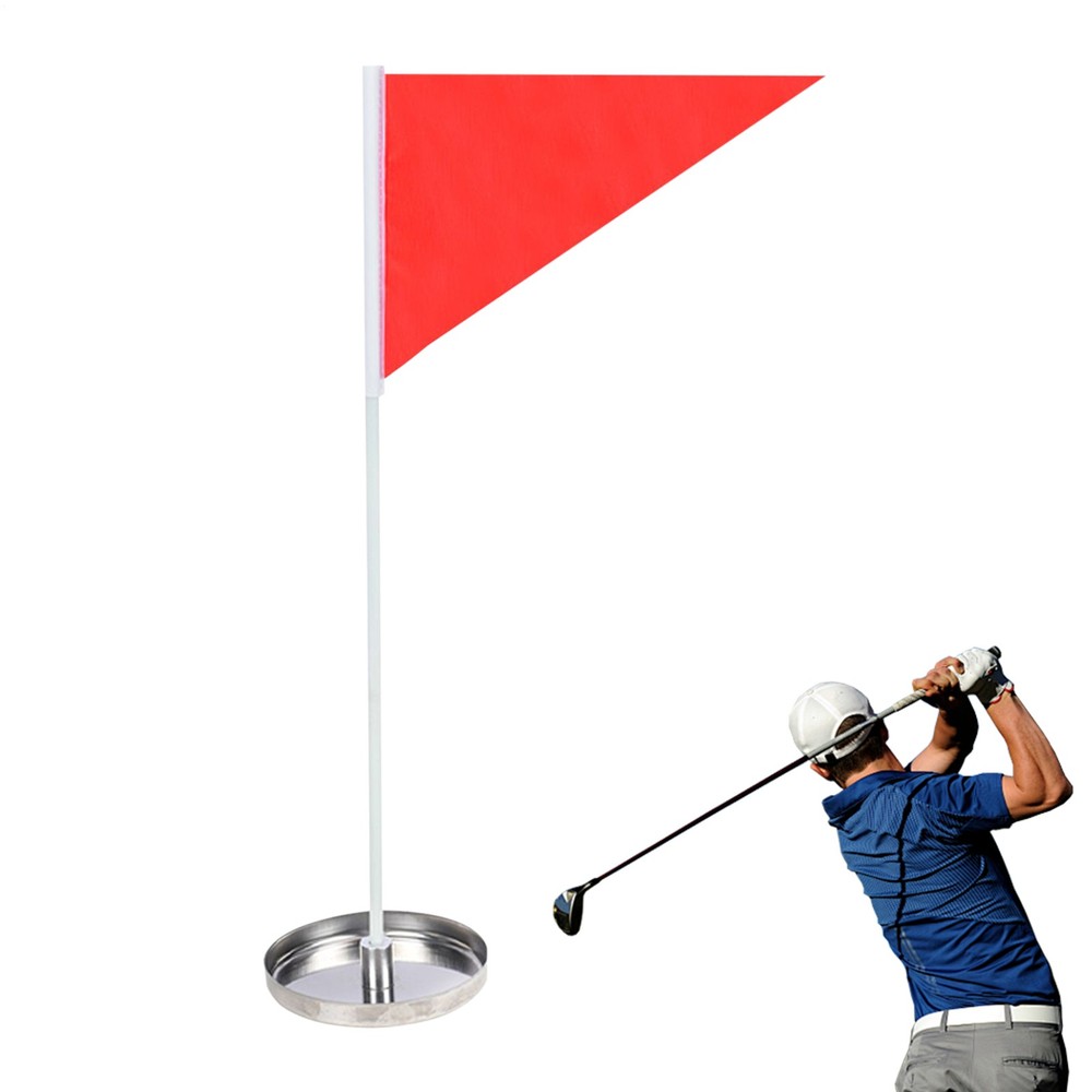 Golf Hole Cup And Flag Putter Practice Equipment Golf Putting Training Practical