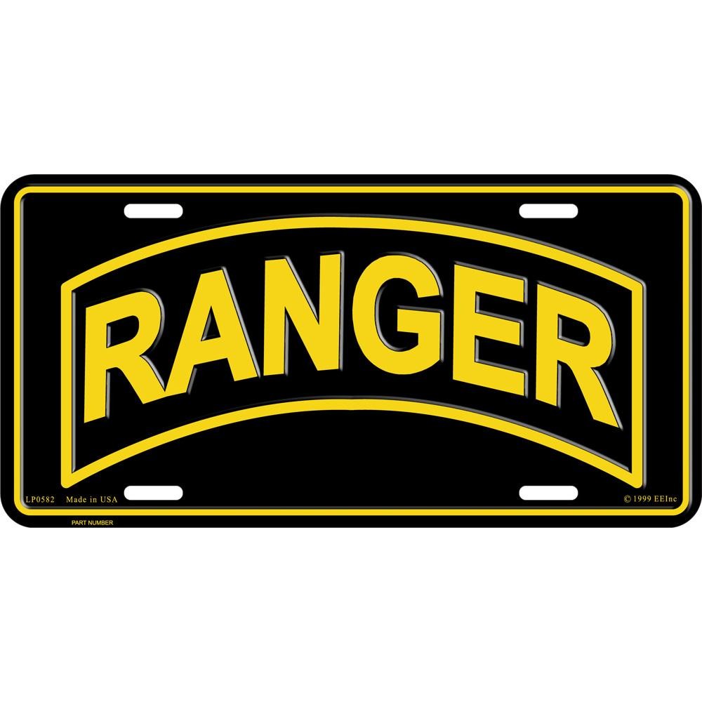 U.S. Army Ranger License Plate