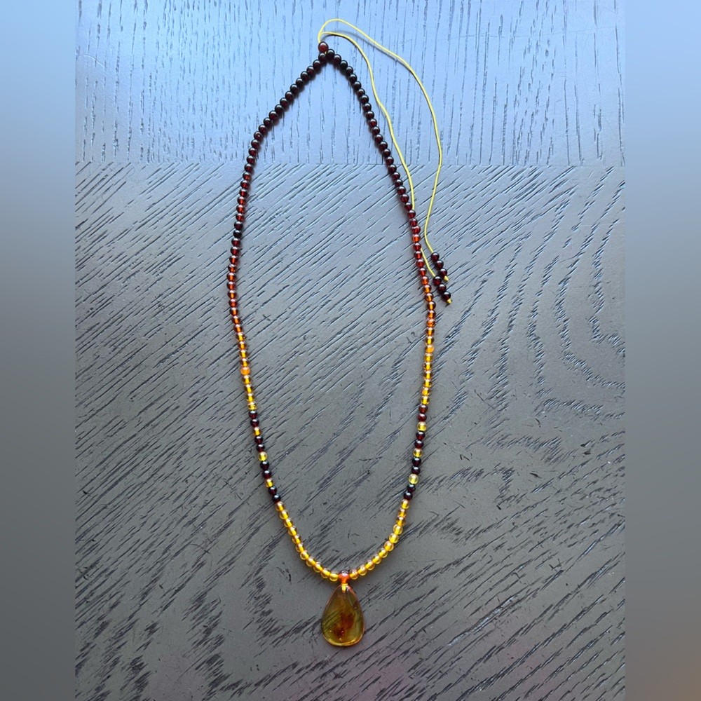 Beautiful amber necklace
