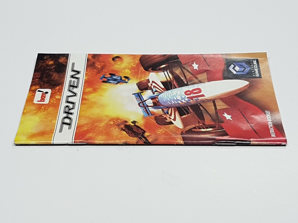 Driven Authentic Nintendo GameCube Manual Only