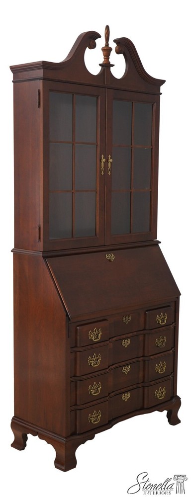 64185EC: JASPER Chippendale Style Cherry Secretary Desk