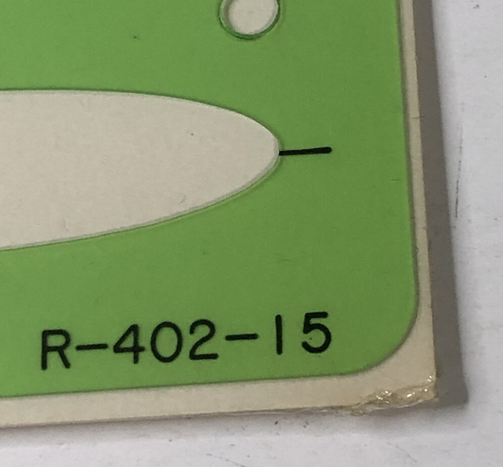 Berol RapiDesign Ellipses 402-15