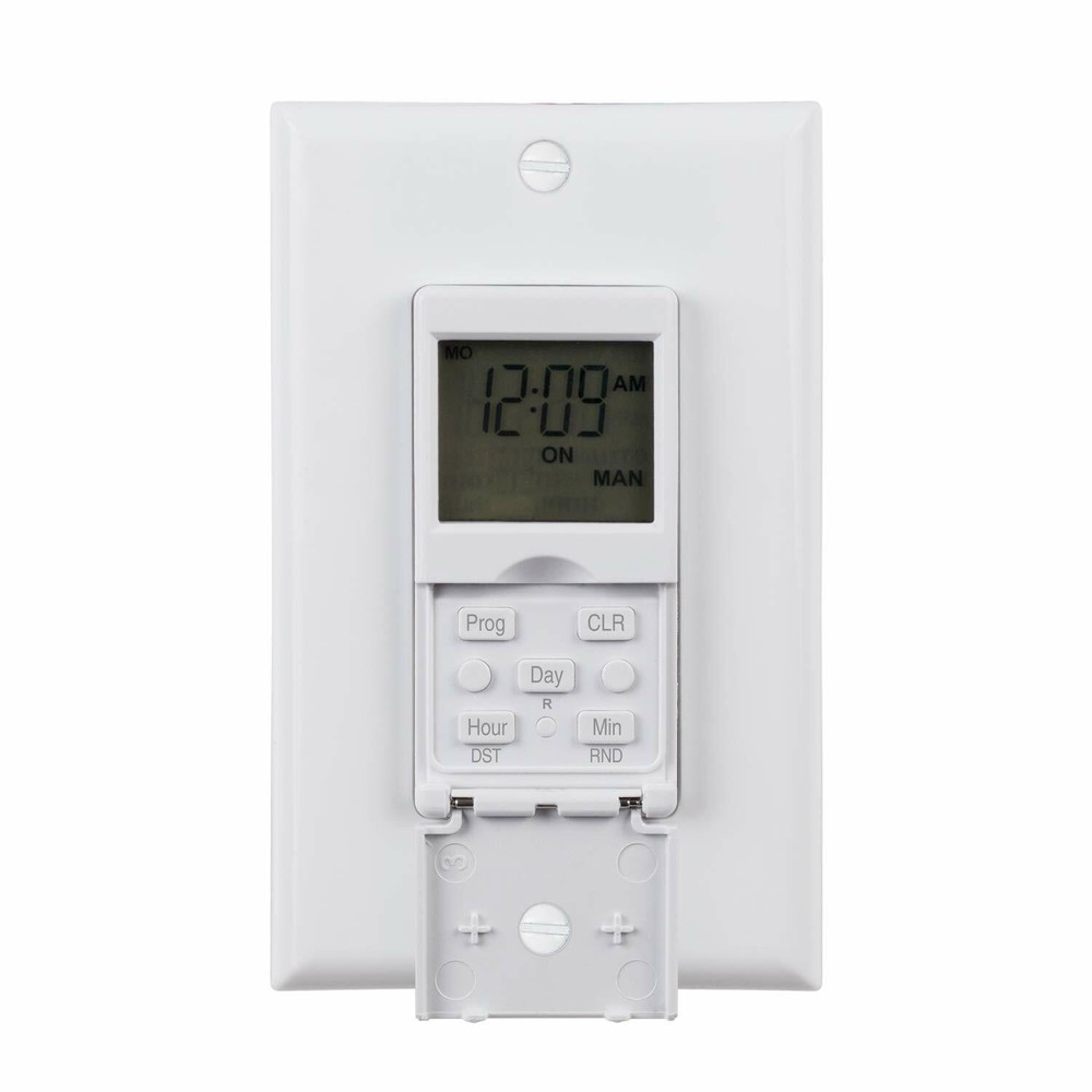 BN-LINK 7 Day Programmable Timer Switch, Single Pole and 3 Way Both Use, 18 ON/O