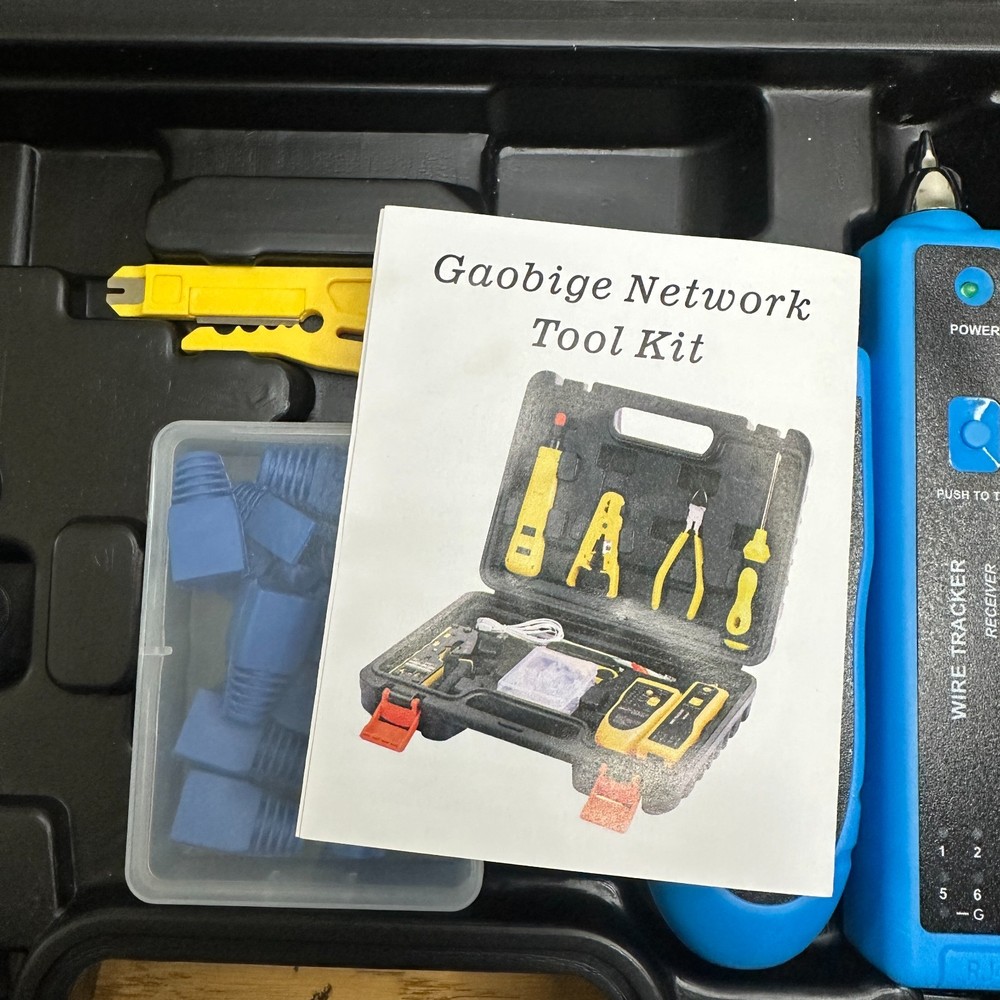 Gaobige Professional Network Tool Kit RJ45 Pass Through Missing Crimp Tool