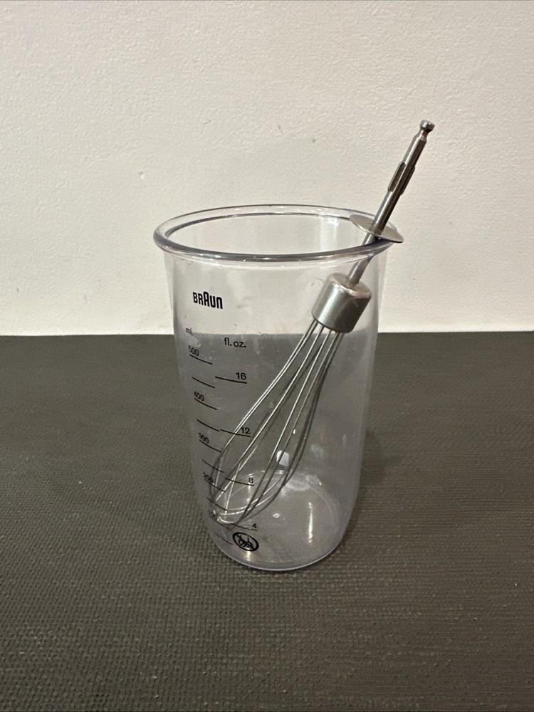 Braun MR430HC Multiquick Hand Blender Beaker Cup with Whisk