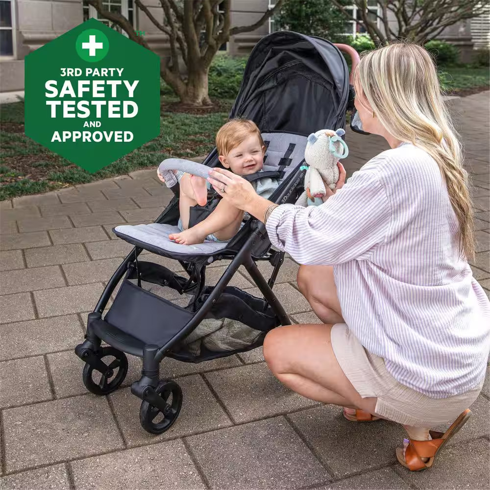 3Dquickclose CS+ Compact Fold Infant Baby Stroller, Black