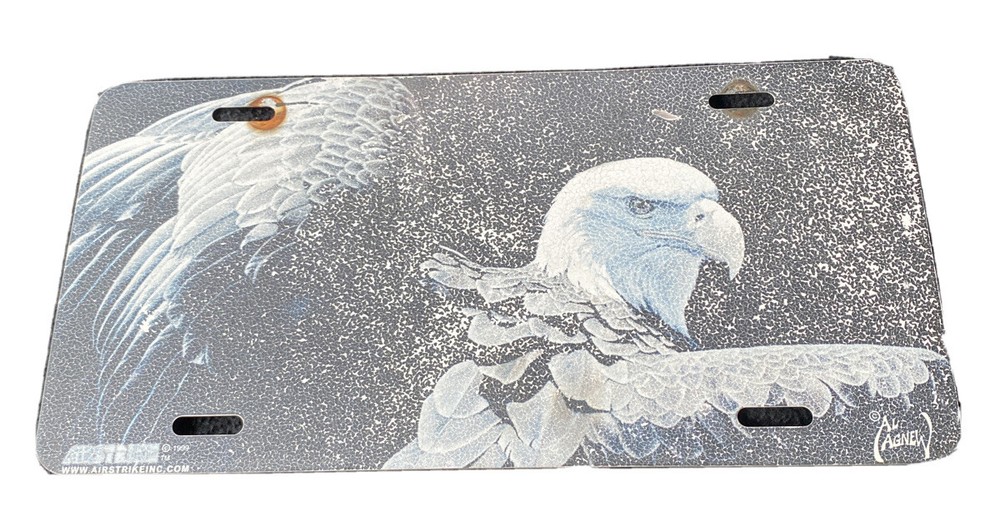 1999 airstrike eagle al Agnel car tag license plate