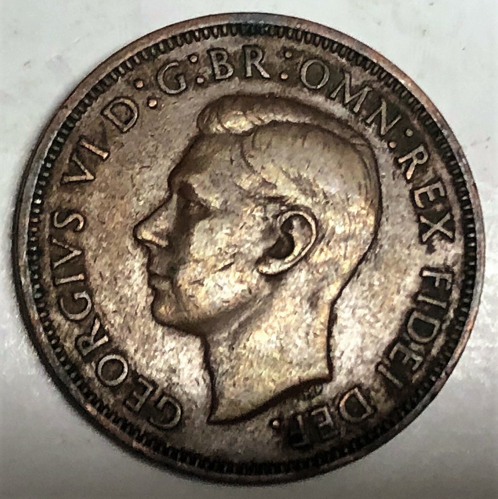 # C9200 GREAT BRITAIN COIN, HALF PENNY 1947