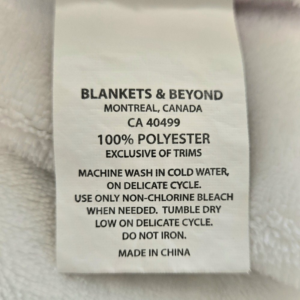 Blankets & Beyond Blanket Lovely Pink White Embossed Heart Microfleece Security