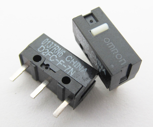 10pcs OMRON Micro Switch D2FC-F-7N Micro Switch Microswitch 3pin for Mouse