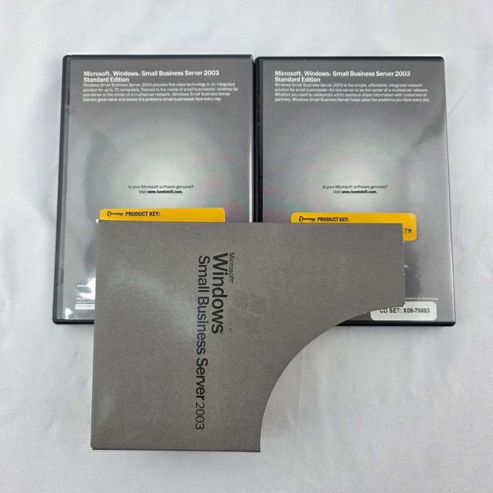 Microsoft Windows Small Business Server 2003 Standard Edition w/ Product Keys