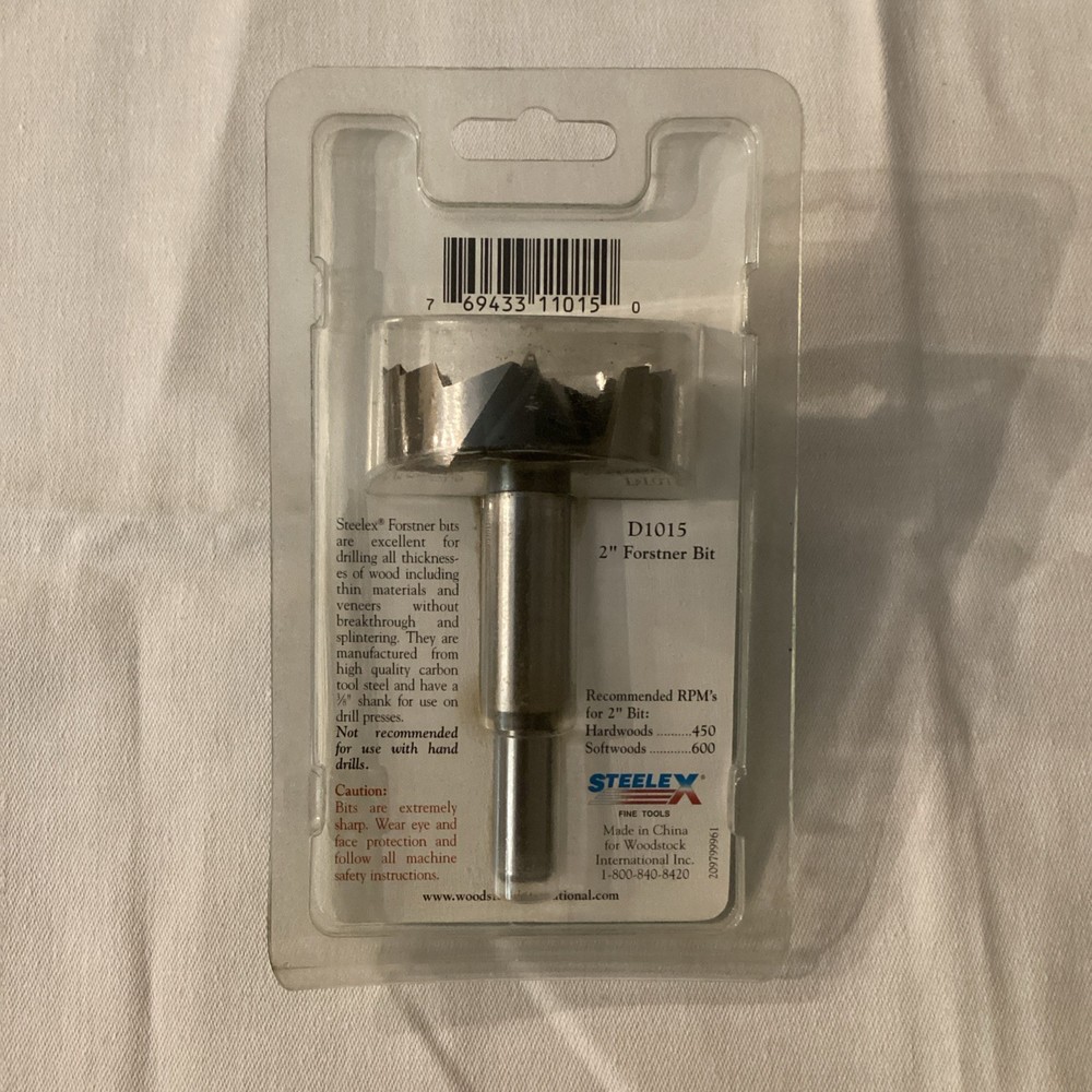Steelex D1015 2" Forstner Bit - NEW